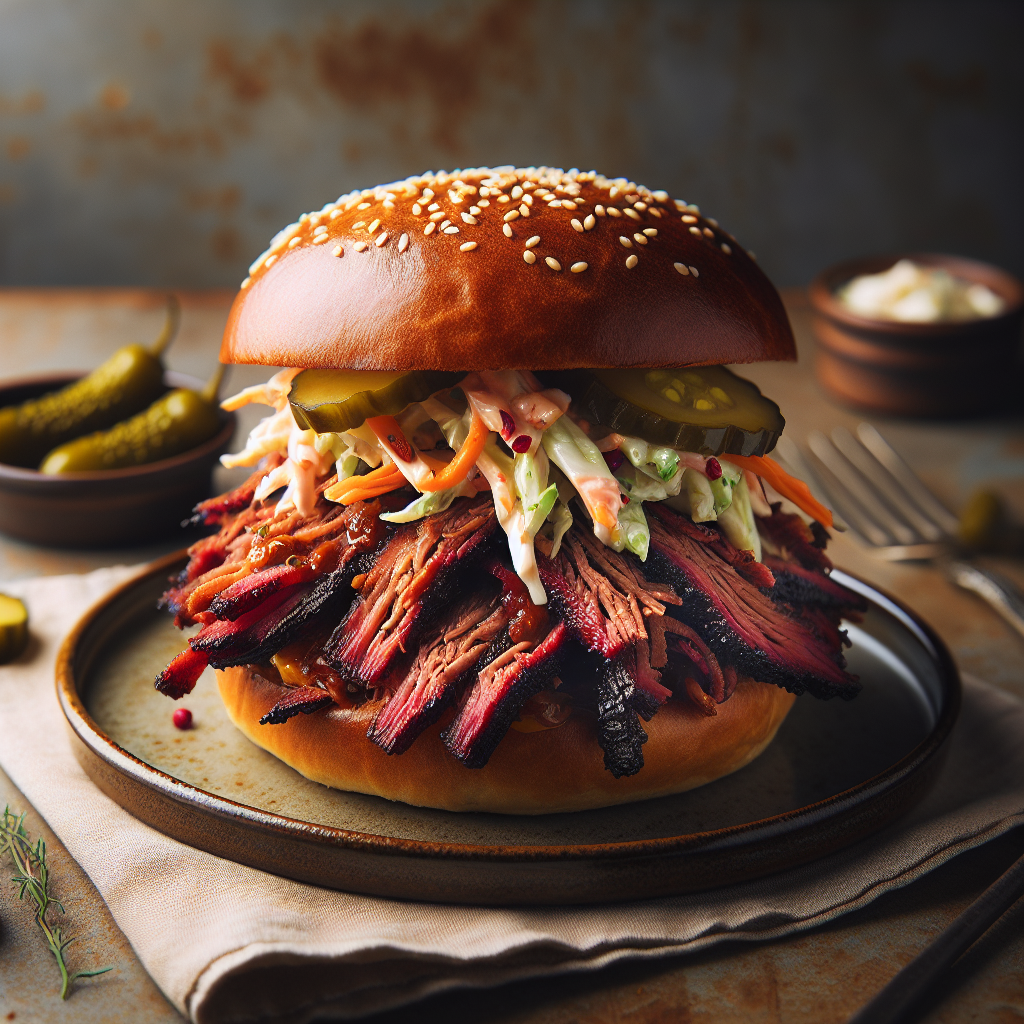 BBQ Brisket Sando (Brunch)