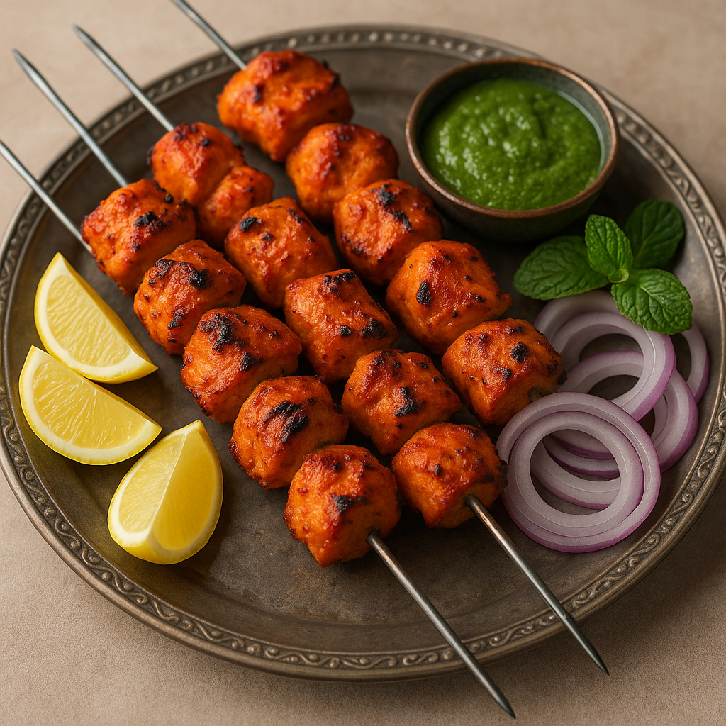 Chicken Tikka/Spiced Chicken Skewers