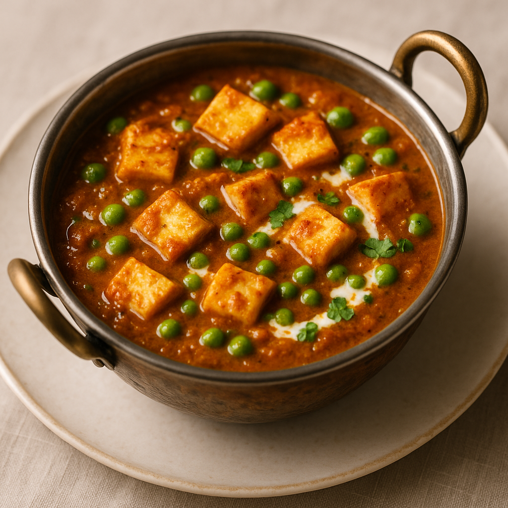 Dhaba Style Matar Paneer