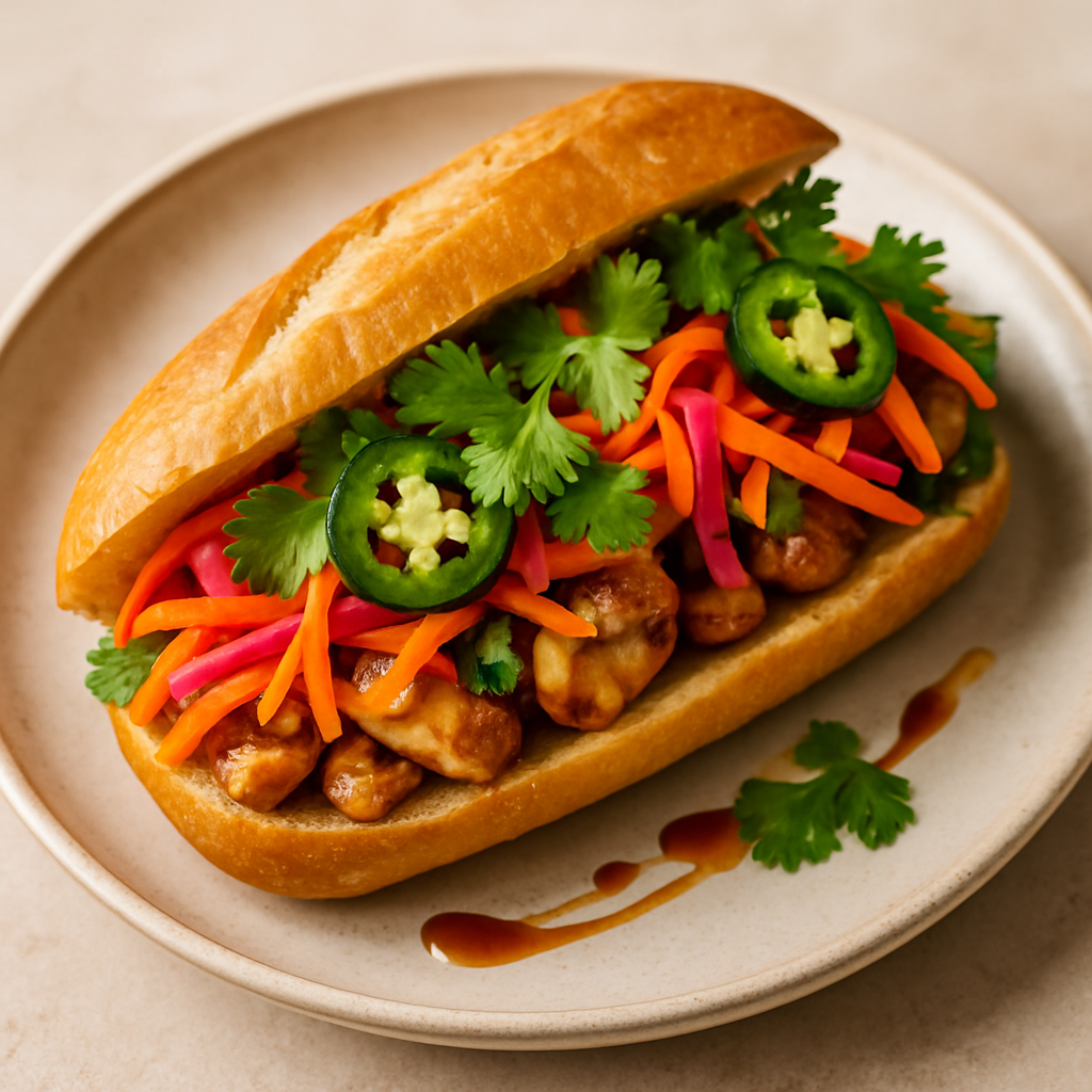 Ginger Chicken Bahn Mi