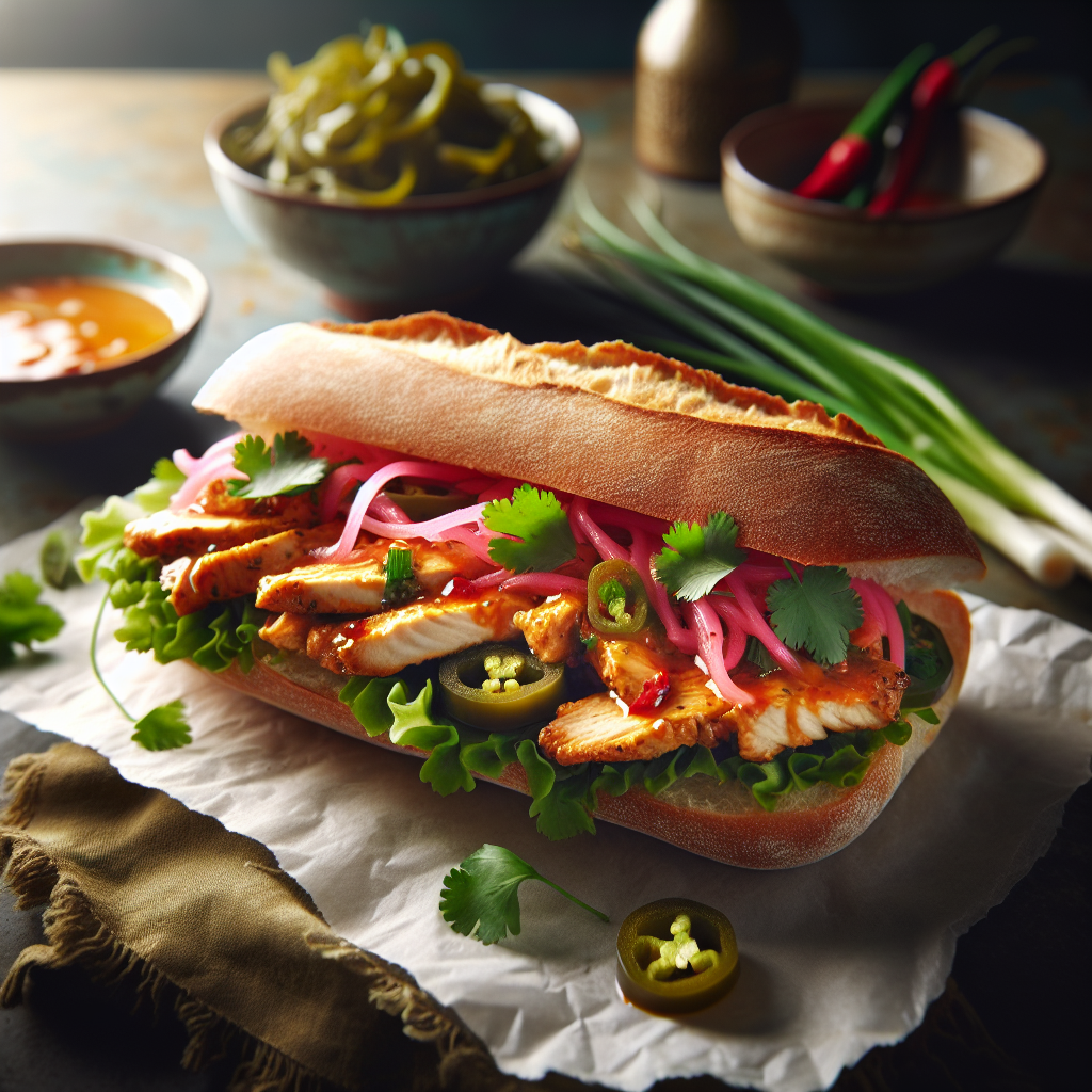 Ginger Chicken Bahn Mi