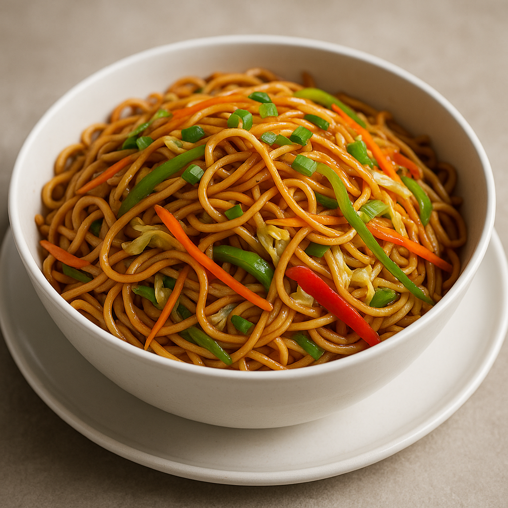 Hakka Noodles (Veg or Chicken)