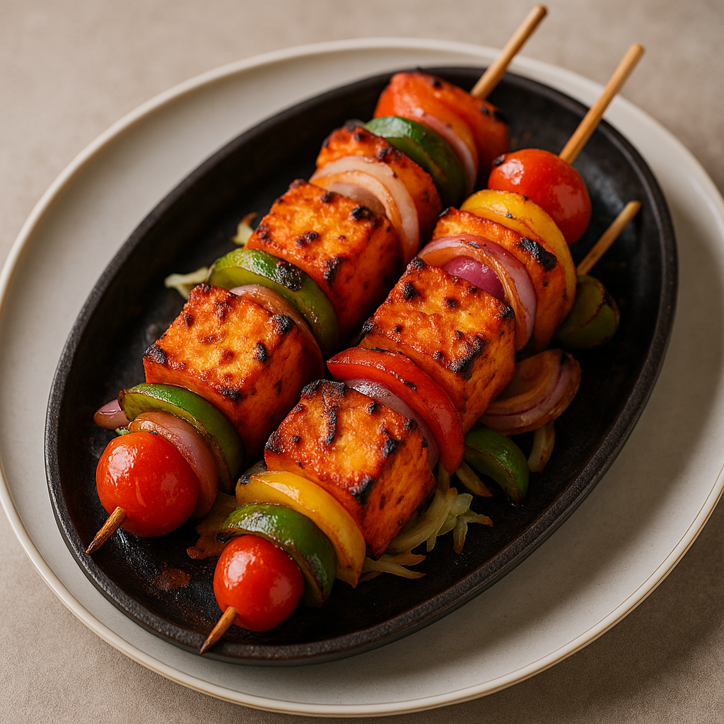 Paneer Tikka Shashlik
