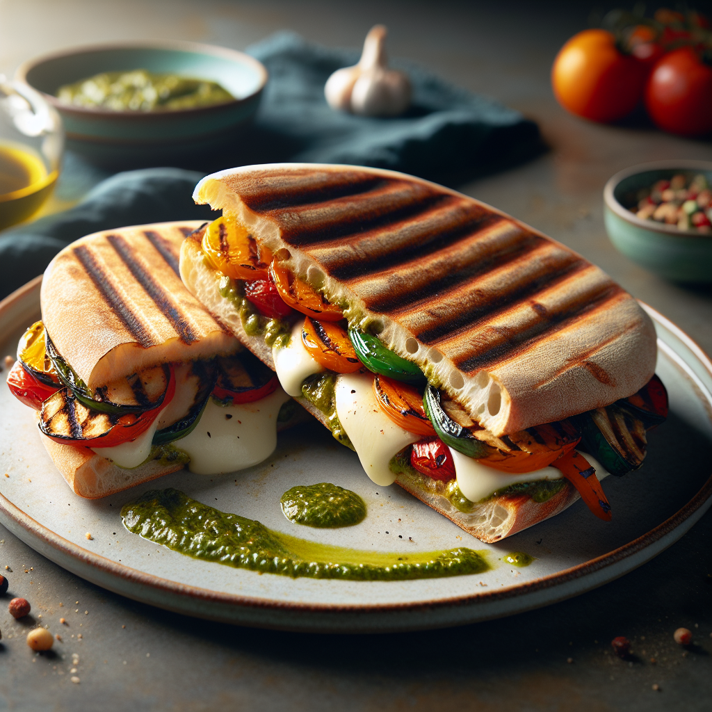 Roasted Veggie Panini