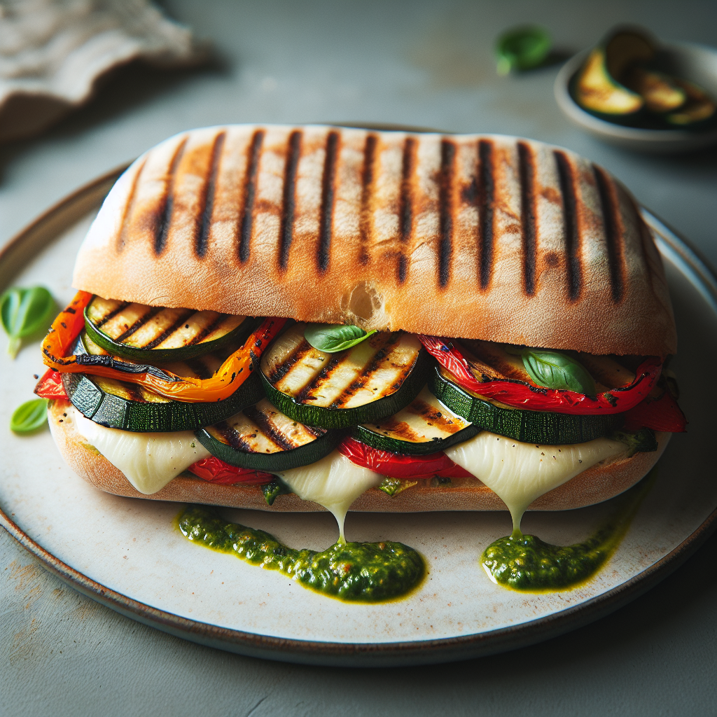 Roasted Veggie Panini