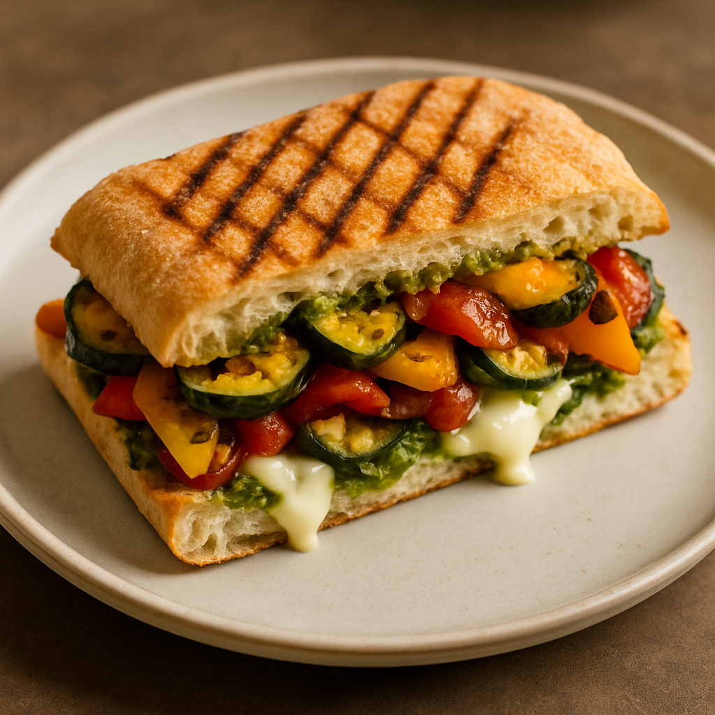 Roasted Veggie Panini